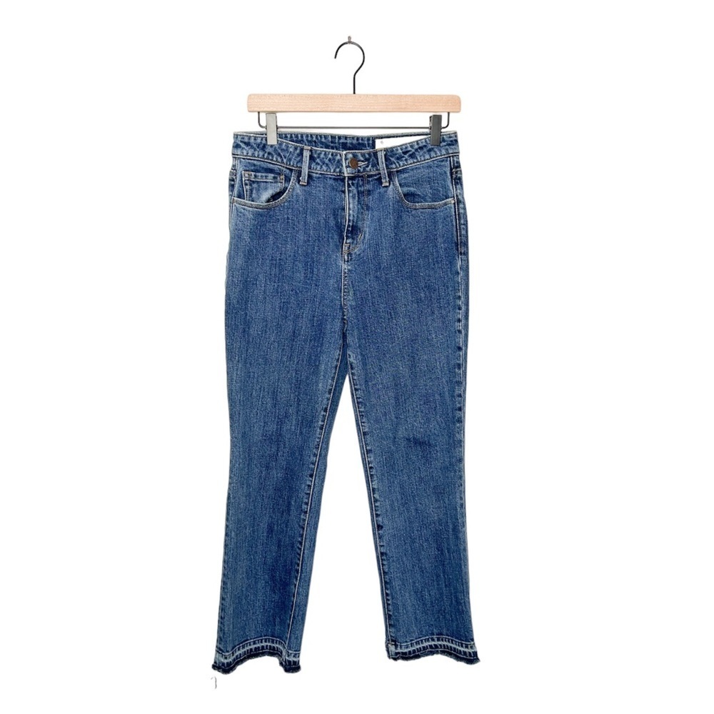 Treasure & Bond Nordstrom Praise Flare High Rise Crop‎ Raw Edge Jeans 28